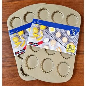 2 NEW Crofton Ice Cream Sandwich Cookies Pans 10.6"x15.5"